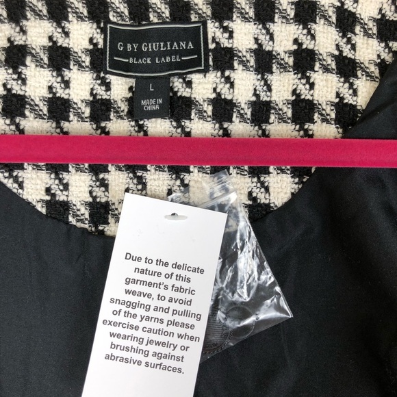 G by Giuliana Black Label Timeless Tweed Jacket size L - Picture 8 of 11